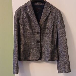 Banana Republic Textured Gray Blazer